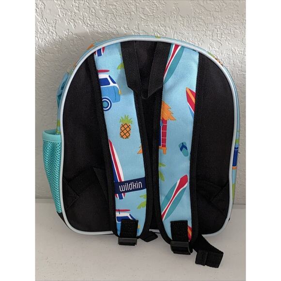 Wildkin 12 Inch Surf Shack Backpack Unisex in Blue Beach Hawaii Tropical NEW - Picture 2 of 7